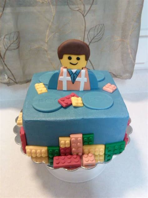 Lego man cake