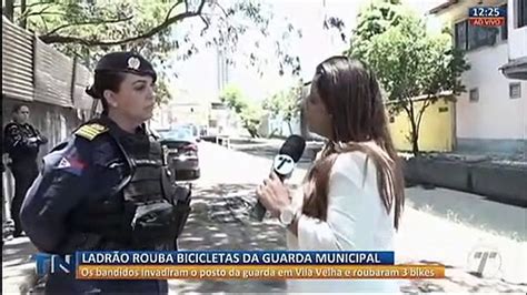 Bicicletas Da Guarda Municipal De Vila Velha S O Furtadas V Deo