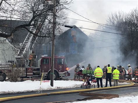 Syracuse Firefighters Battle House Fire On Citys West Side