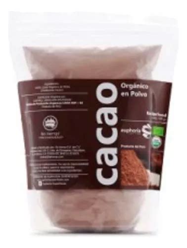 Cacao Euphoria Superfoods Orgánico en Polvo 400g Meses sin interés