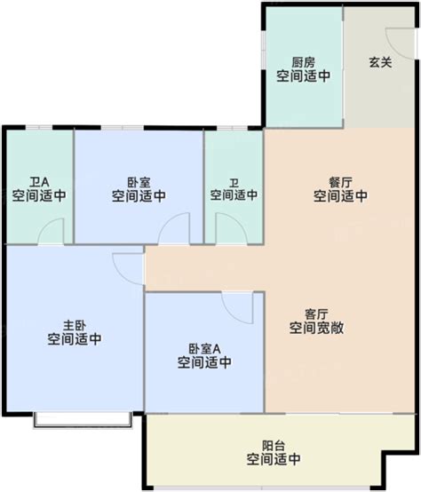 郑州碧桂园时代城3室2厅2卫1厨11500㎡户型图 郑州房天下