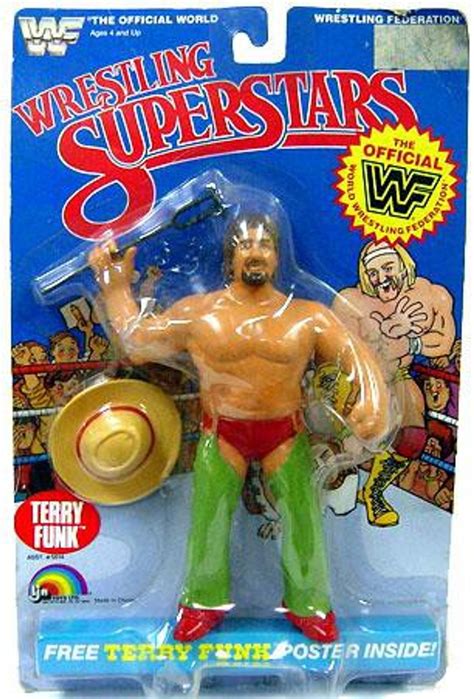 WWE Wrestling WWF Wrestling Superstars Terry Funk Action Figure LJN ...