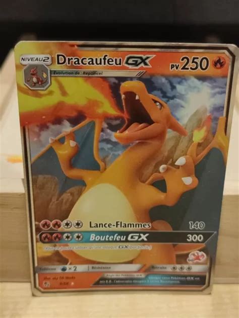 Carte Pokemon Dracaufeu Holo Gx Soleil Et Lune Sl Fr Neuf