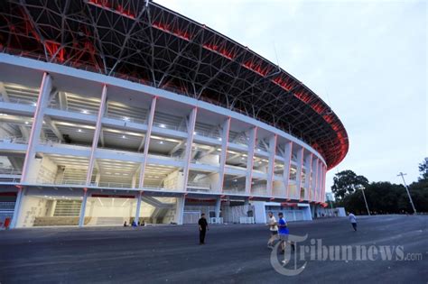 stadion utama gelora bung karno foto   tribunnewscom