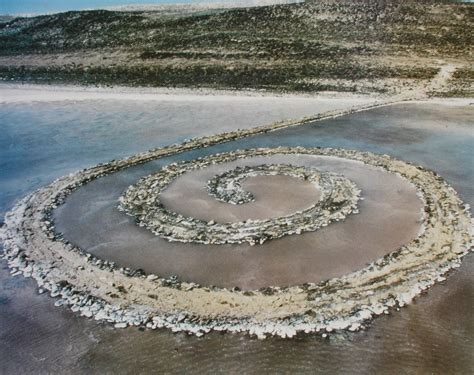 Spiral Jetty Great Salt Lake Utah U S Robert Smithson C E