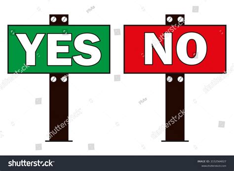 Set Yes No Right Wrong Approved Stock Vector Royalty Free 2152564027