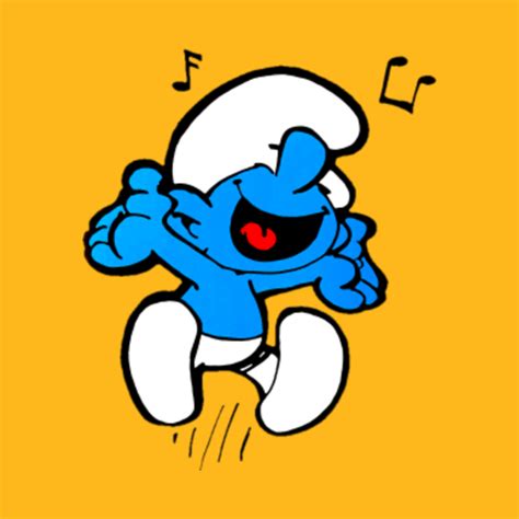 The Singing Smurf Smurfs T Shirt Teepublic