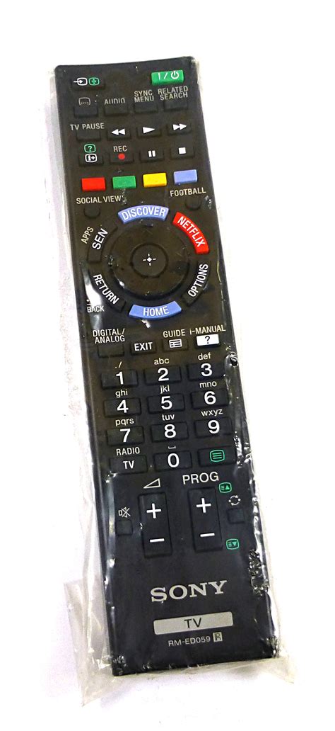 New Genuine Sony RM ED059 TV Remote Control EBay