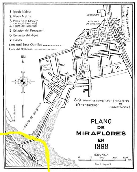 Mapas Del Distrito De Miraflores En Lima Perú Mapas Antiguos