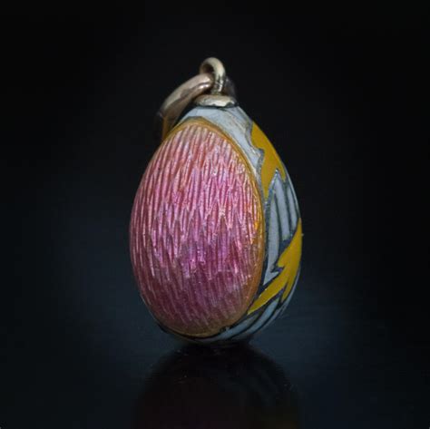 Faberge Antique Enamel Egg Pendant Ref Antique Jewelry