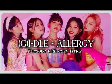 G I Dle Allergy Karaoke With Easy Lyrics YouTube