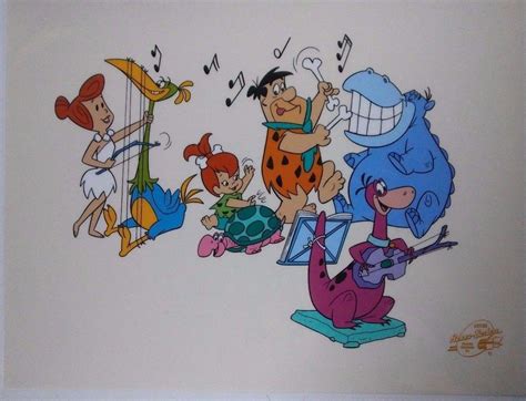 THE FLINTSTONES HANNA BARBERA LIMITED SERIGRAPH CEL OPAQUE BACKGROUND | #1929575346