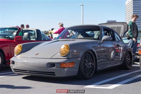 A Nardo Gray 964 At Radwood La Rporsche