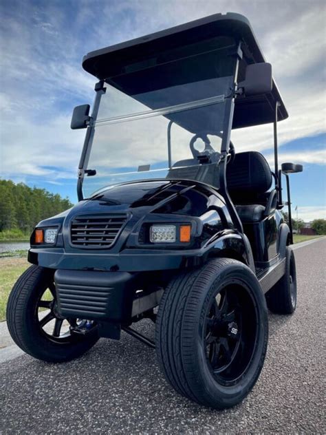 Custom Golf Cart Club Car Blacked Out Electric Vehicle Custom Lifted Build for sale from United ...