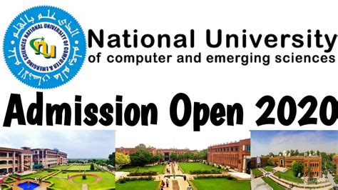 Fast University Admission 2020 National University Of Computer