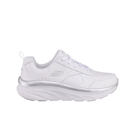 W 스케쳐스 디럭스 워커 화이트 실버 Skechers Kream