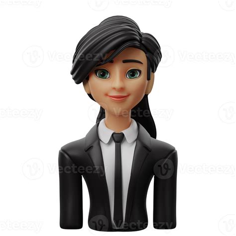 3d Avatar Character Illustration Female Businesswoman 40502200 Png