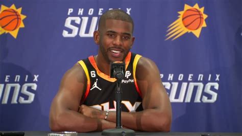 Chris Paul 2022 Nba Media Day Interviews Youtube