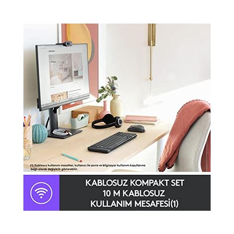 Logitech Mk Kablosuz Kompakt Klavye Mouse Seti Sa Ve Sol Fiyat