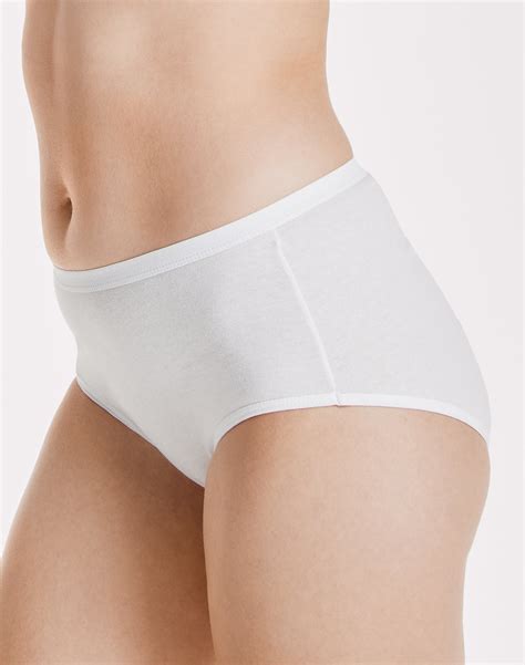 Hanes Ultimate High Waisted Comfort Womens Breathable Cotton Brief