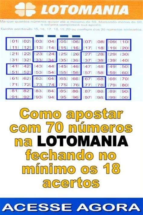 Com Quantos Numeros Ganha Na Lotomania - Lotomania Combinações De Números Para Ganhar | Lotomania | Lotomania ...