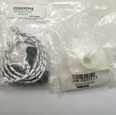 PS03117 UP05460 OEM Homelite Ryobi Starter Pulley With Grip And Rope