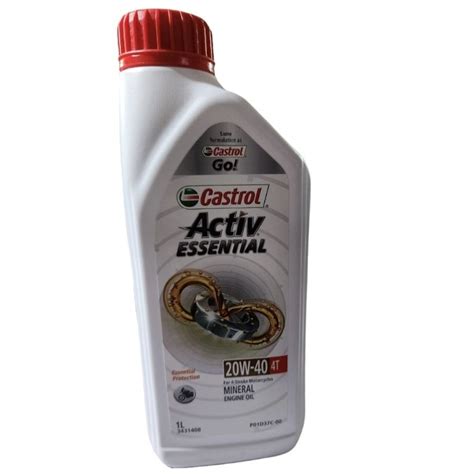 MOTOR OIL CASTROL GO ACTIVE ESSENTIAL 4T 1L Shopee Philippines