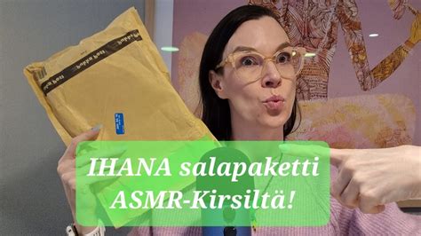 Asmr Suomi Ihana Salapaketti Asmr Kirsilt Youtube