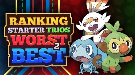 Ranking The Starter Trios Worst To Best Updated Youtube