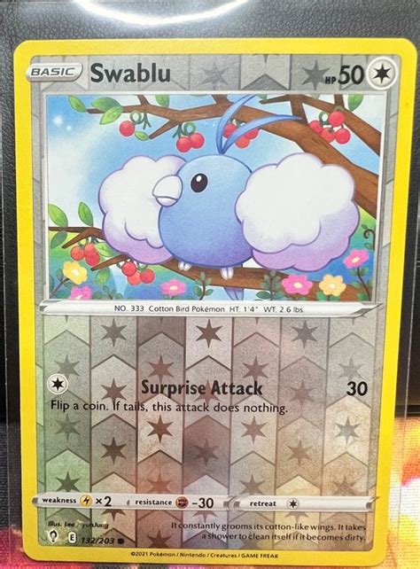 Pokemon Swablu Rev Holo 137 203 Evolving Skies EN Kaufen Auf