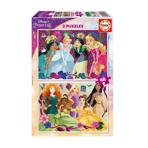 Puzzle Princesas Disney 2x48pzs Kilumio