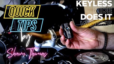 Bmw Keyless Ride How Does It Works Quick Tips By Shawn Thomas Youtube