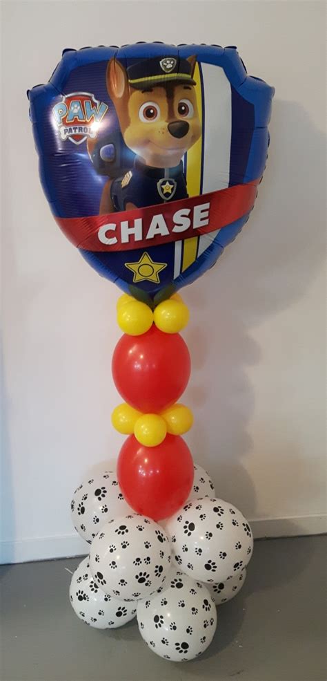 Paw Patrol Chase Stand Up Balloons Vancouver Jc Balloon Studio