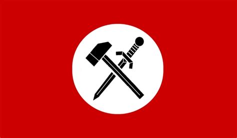 Strasserist Nsdap Style Flag By Columbiansfr On Deviantart