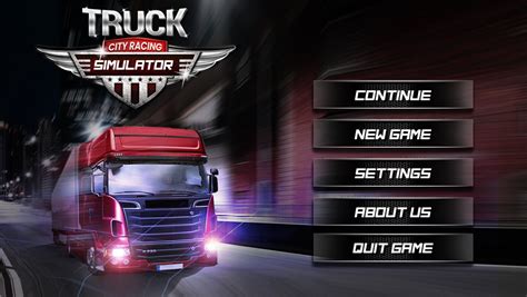 Truck City Racing Simulator Game Ui On Behance