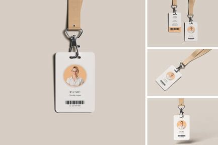 Id card Mockup, Product Mockups ft. business & card - Envato