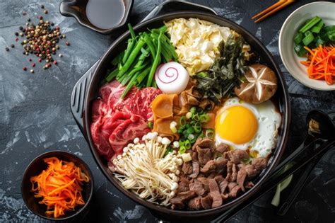 Premium Photo Sukiyaki Japanese Beef Hot Pot