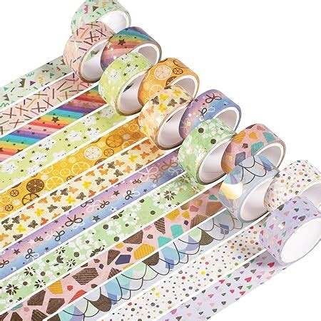 Washi Tape Buluri 50 Rouleaux Washi Masking Tape Adhésif Ruban Adhésif