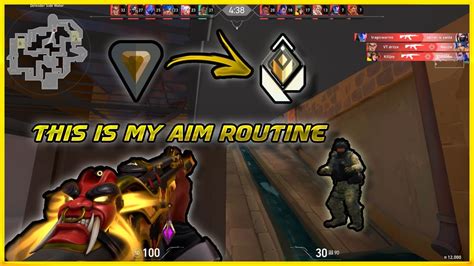 The Best Aim Routine For Valorant Aim Training Guide Youtube