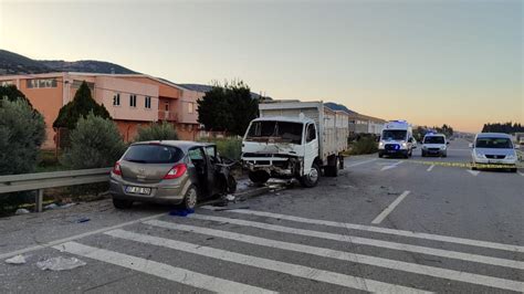 Manisa Da Feci Kaza L Ve Yaral Lar Var Haber G Ncel