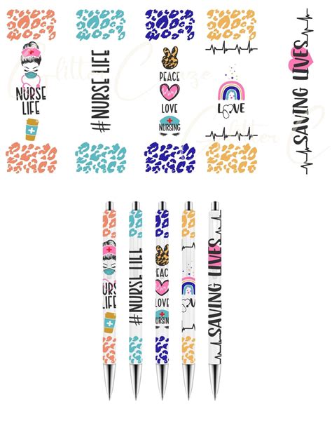 Nurse Life - UV DTF Stainless Pen wraps – 3D Undercover