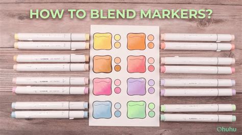 How To Blend Markers For Beginners Using Ohuhu Pastel Brush Markers