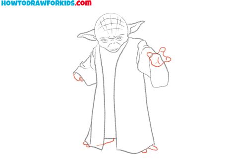 How To Draw Yoda Easy Drawing Tutorial For Kids