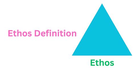 Ethos Definition - Ethos Pathos Logos