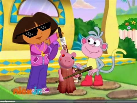 Dora Killing Piggy Imgflip