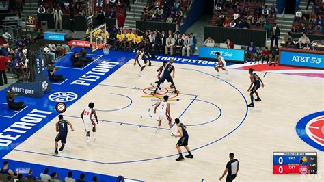 NBA 2K22 Indiana Pacers Vs Detroit Pistons Gameplay PS5 UHD