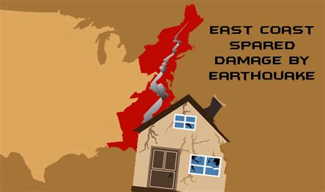 The US East Coast is spared widespread damage by an earthquake