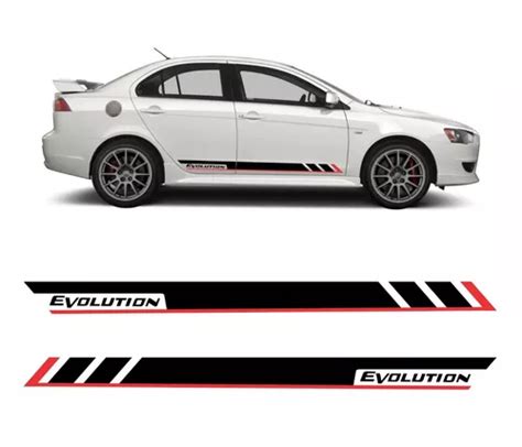 Adesivo Mitsubishi Lancer Evolution Evo Faixa Lateral Imp