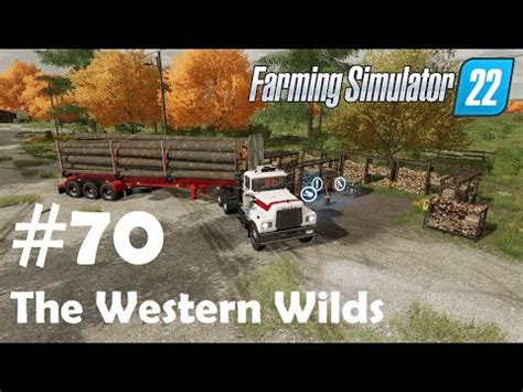 LS22 The Western Wilds 70 Brennholz Verleih Acker Facelifting