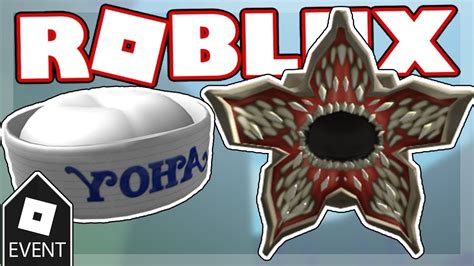 Event How To Get The Demogorgon Mask And The Scoops Ahoy Hat Roblox